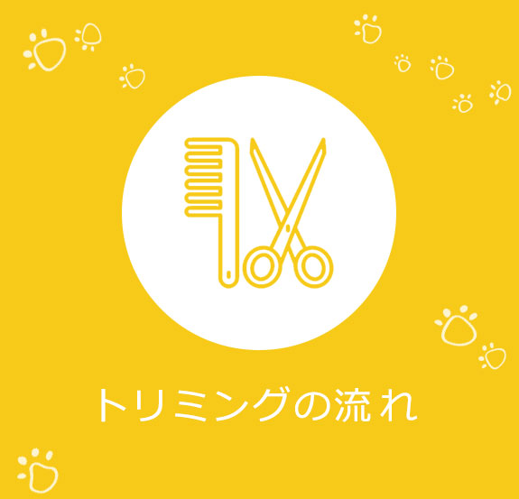 トリミングの流れ